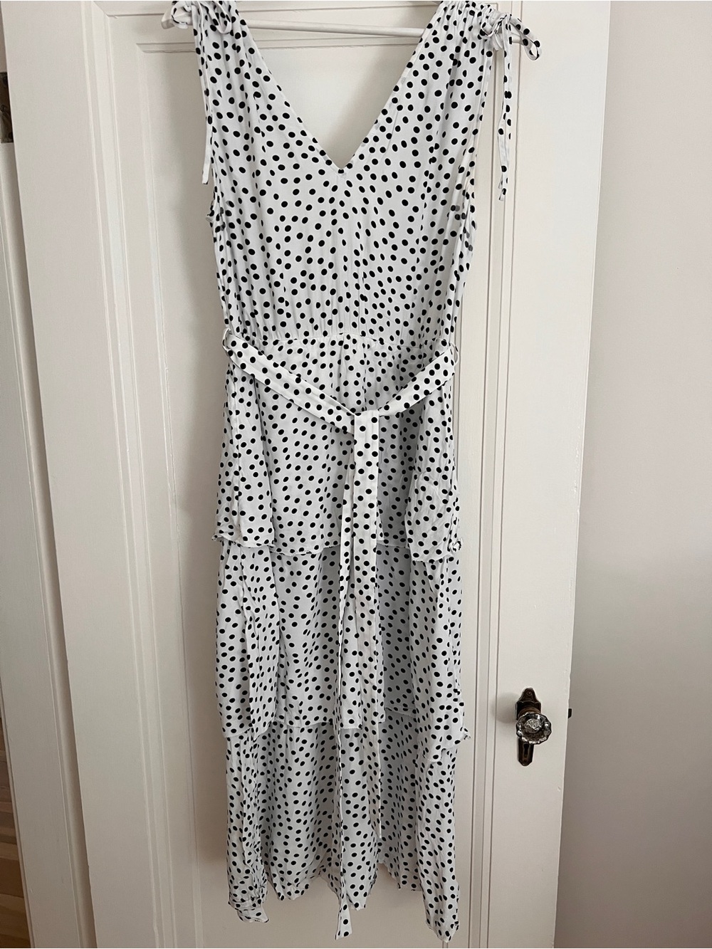 &Other Stories Polka Dot Midi Dress Sz8